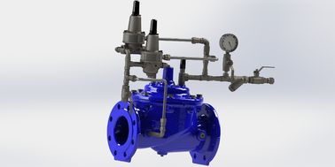 Tipo de acionamento manual válvula de anticipação de ondulação com ligação de extremidade de flange e pressão máxima de PN25