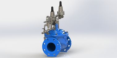 Tipo de globo manual / válvula de anticipação de ondulação A2A5 com diafragma EPDM e ligação de extremidade de flange