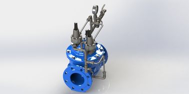 PN25 válvula de sobretensão com ativação manual do diafragma de nylon reforçado até 80 °C
