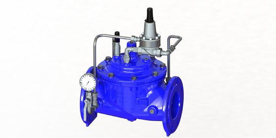 P500 válvula de controlo de água piloto com banco de carroçaria EPDM e partes internas SS304 para aplicações industriais