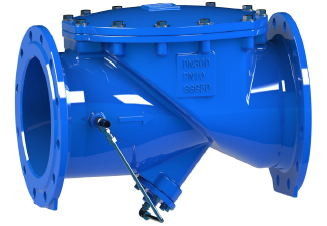 RDCS Ductil Ferro Swing Check Valve Hidráulico Coussin Dupla Flange Design
