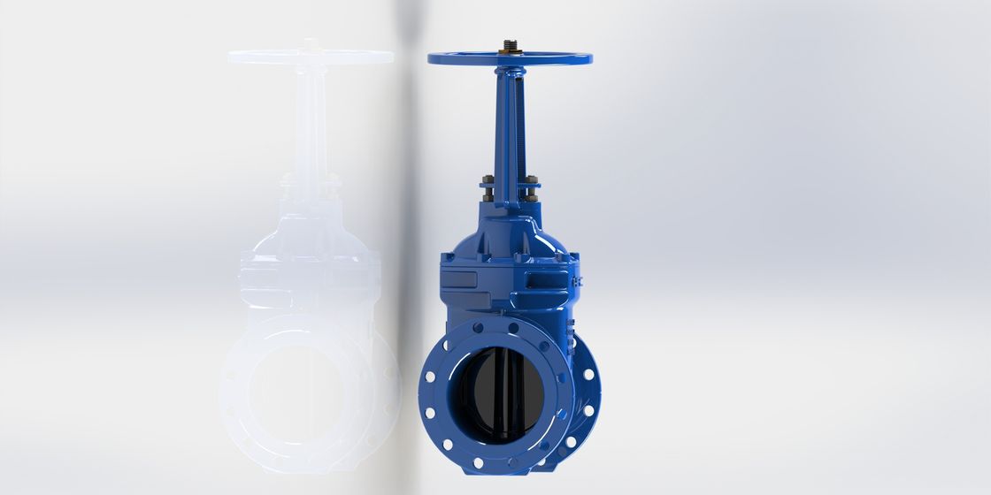 PN16 Valva de entrada de água resistente à corrosão de ligação com flange para controlo de tubulações industriais
