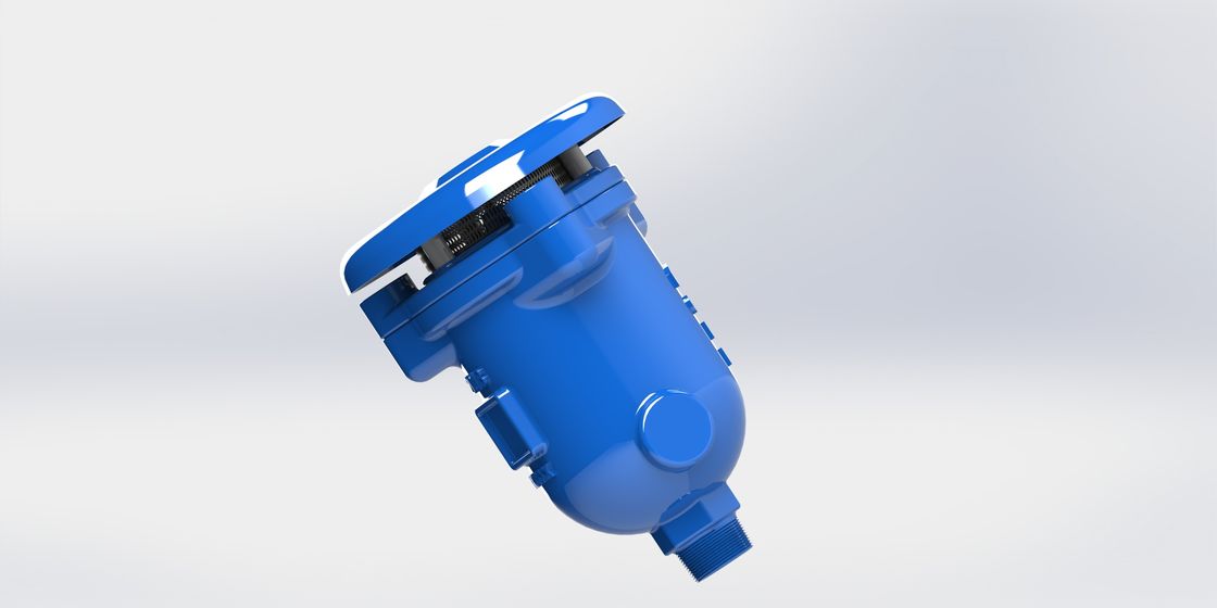 Válvula de liberação de ar combinada com flutuador de aço inoxidável e ligação de flange roscada para sistemas de pressão PN10-16-25