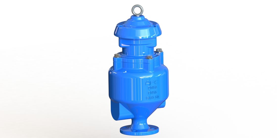Válvula de liberação de ar de esgoto de ferro dúctil com conexão de flange/rosca para sistemas de esgoto DN50-DN200
