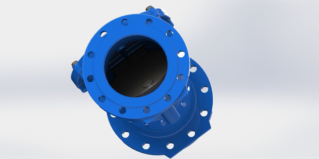 PN10 Valva de controlo flexível de balanço com material de vedação EPDM e corpo de ferro dúctil para tratamento de água