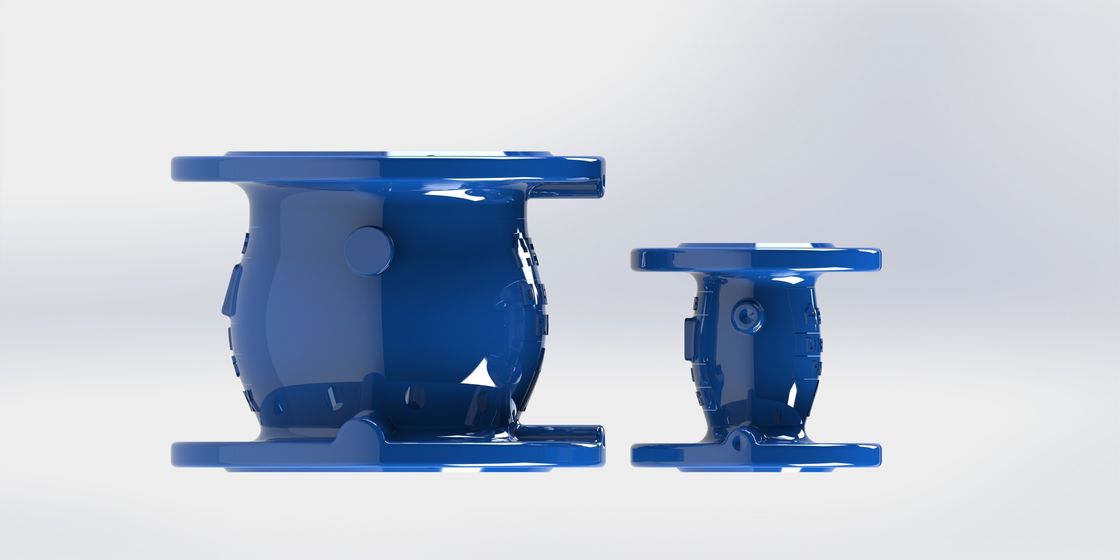 Válvula de verificação de vedação suave sem choque com martelo anti-água e conexão de flange para controle de fluxo confiável