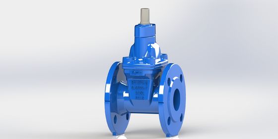 Válvula de Controle de Água em Borracha EPDM com Aço Inoxidável SS304 e Azul RAL 5005 NSF61 para Gerenciamento de Pressão