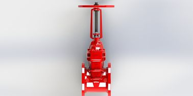 Epoxi vermelho revestido com válvula de porta Ul Fm