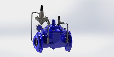 PN25 EN1074-5 Válvula de regulação do caudal hidráulico reguladora padrão com acabamento de aço inoxidável